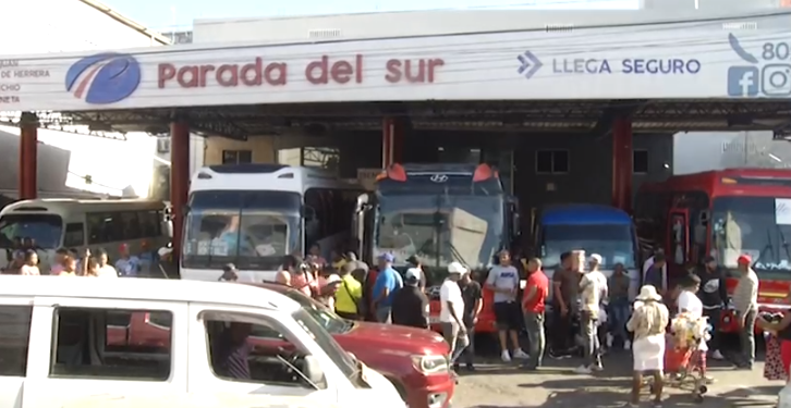 Tímida salida pasajeros en paradas del Sur y Este