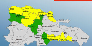 COE eleva a 13 las provincias en alerta amarilla y verde por lluvias