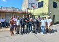 Director PN dona cancha y balón de baloncesto a comunitarios del sector San Miguel, Manoguayabo, S.D.O