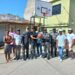 Director PN dona cancha y balón de baloncesto a comunitarios del sector San Miguel, Manoguayabo, S.D.O