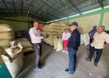Expresidente Danilo Medina sostiene encuentro con productores de aguacate en Cambita