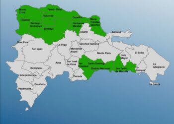 COE aumenta a 12 las provincias en alerta verde