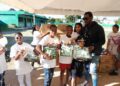 Jorge Mateo entrega juguetes a niños de San Luis