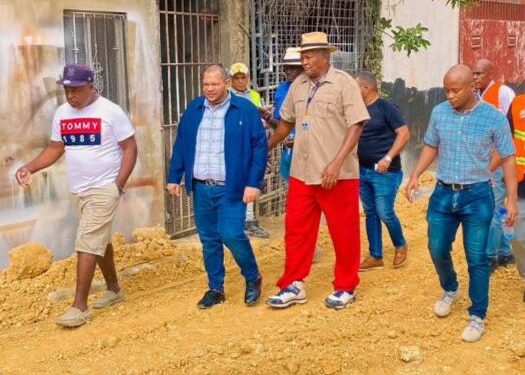 Alcalde Carlos Guzmán velará para que trabajos de acondicionamiento de calles lleguen a todo SDN