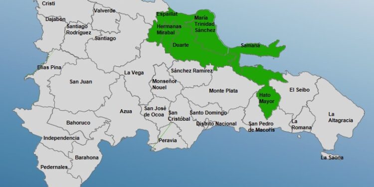 COE mantiene seis provincias en alerta