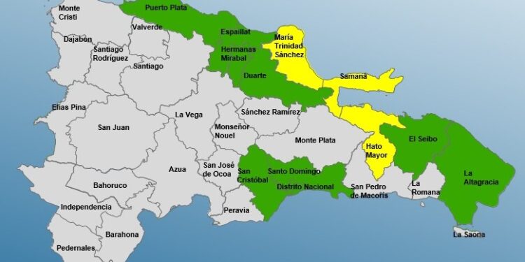 El COE amplía a 12 las provincias en alerta