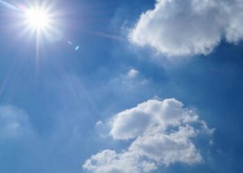 Cielo mayormente soleado, temperatura algo calurosa en el día y frescas a partir de la noche