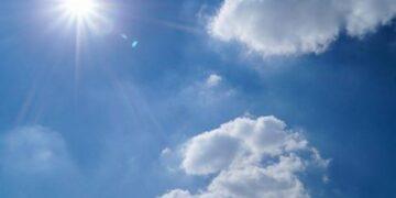 Cielo mayormente soleado, temperatura algo calurosa en el día y frescas a partir de la noche