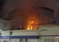 Incendio afectó antiguo Cine Vega Real en La Vega