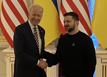 Joe Biden llegó a Ucrania para reunirse con Zelensky a un año de la invasión rusa