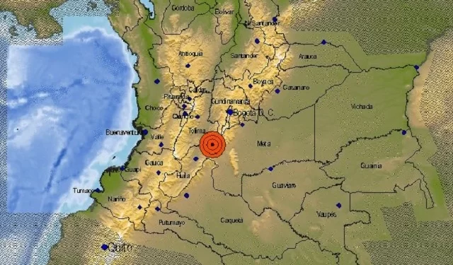 Sismo de 5.2 sacude el centro de Colombia; sin víctimas ni daños