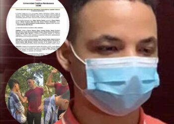 Universidad sanciona a todos los involucrados en agresión a estudiante en SFM y expulsan a Steven Alberto