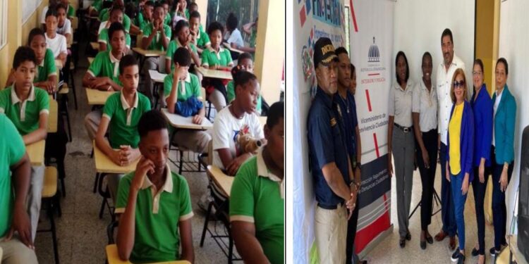 Estudiantes en La Romana reciben taller sobre Trata de Personas y Autoestima