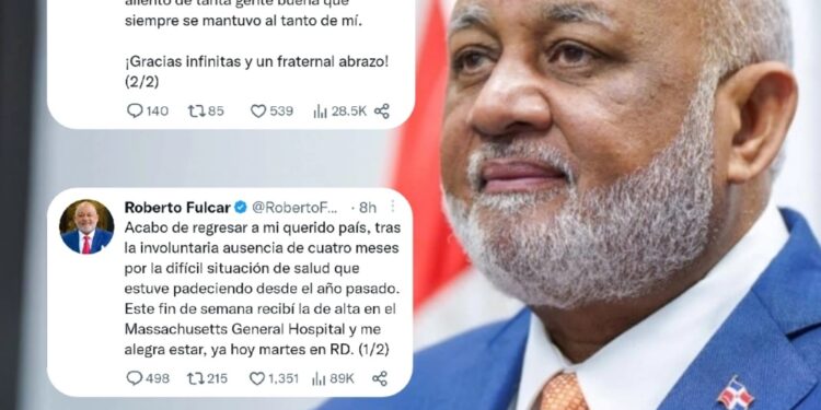 Exministro de Educación ya está en RD después de varios meses en EEUU por complicaciones de salud