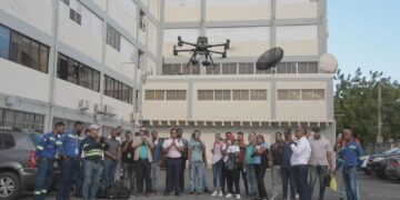 Edeeste capacita estudiantes de UTESA sobre utilidad de dron termográfico