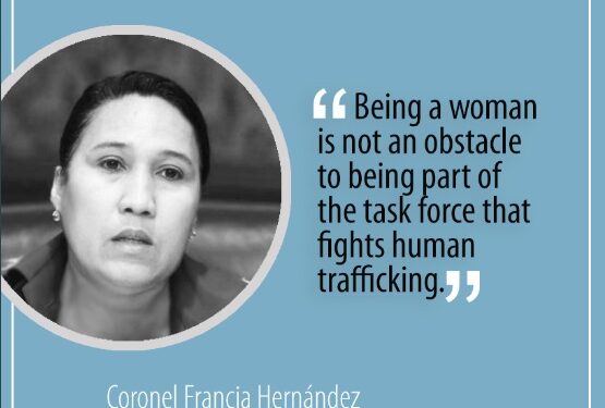Naciones Unidas resalta labor de la coronel Francia Hernández en la lucha contra la Trata y Tráfico de Personas en el país
