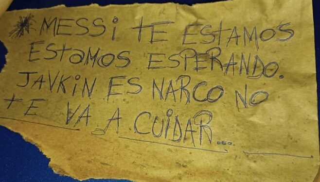 “Messi te estamos esperando”: Balearon local de familia Roccuzzo y dejan amenaza