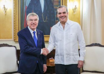 Presidente del Comité Olímpico Internacional Thomas Bach, agradece al Presidente Abinader por el respaldo al deporte