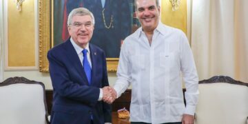 Presidente del Comité Olímpico Internacional Thomas Bach, agradece al Presidente Abinader por el respaldo al deporte