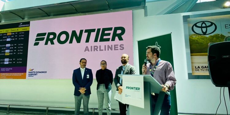 Frontier Airlines anuncia vuelos sin escalas desde Santo Domingo a Atlanta y Tampa