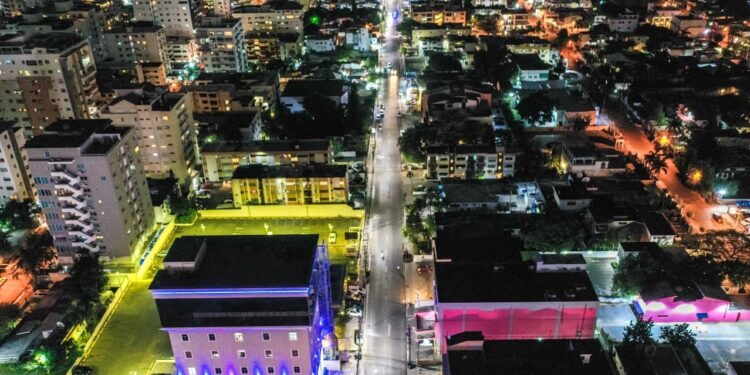 Edesur ilumina principales calles y avenidas del Distrito Nacional