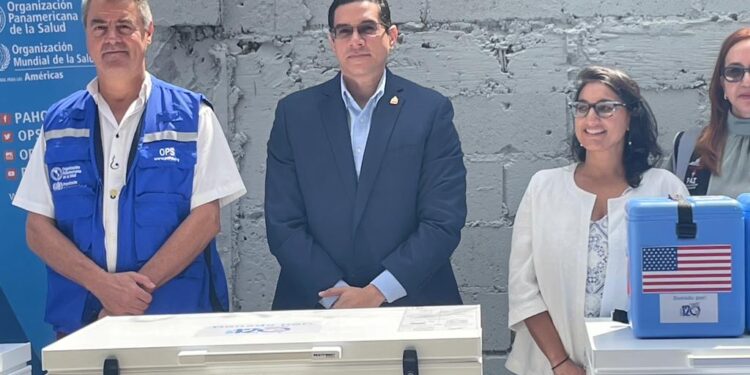 Ministerio de Salud recibe a través de OPS 160 refrigeradores de la embajada de Estados Unidos