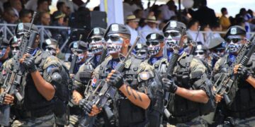 FARD participa en el magno desfile cívico-militar y policial en conmemoración al 179 aniversario de la batalla del 30 de marzo