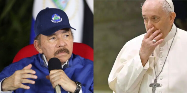 Nicaragua rompe relaciones con el Vaticano tras declaraciones del papa