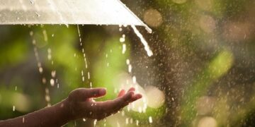 Lluvias débiles en varias regiones del país en el transcurso de la mañana y la tarde