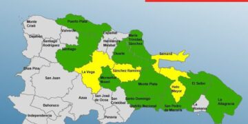 COE mantiene 4 provincias en alerta amarilla y 11 en verde por vaguada