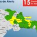 COE mantiene 4 provincias en alerta amarilla y 11 en verde por vaguada