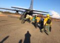 FARD continúa apoyando a Medio Ambiente y al COE para sofocar incendios forestales