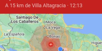 Temblor de magnitud 4.5 se siente en República Dominicana