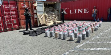 Confiscan otros 419 paquetes presumiblemente de cocaína en Puerto Caucedo 
