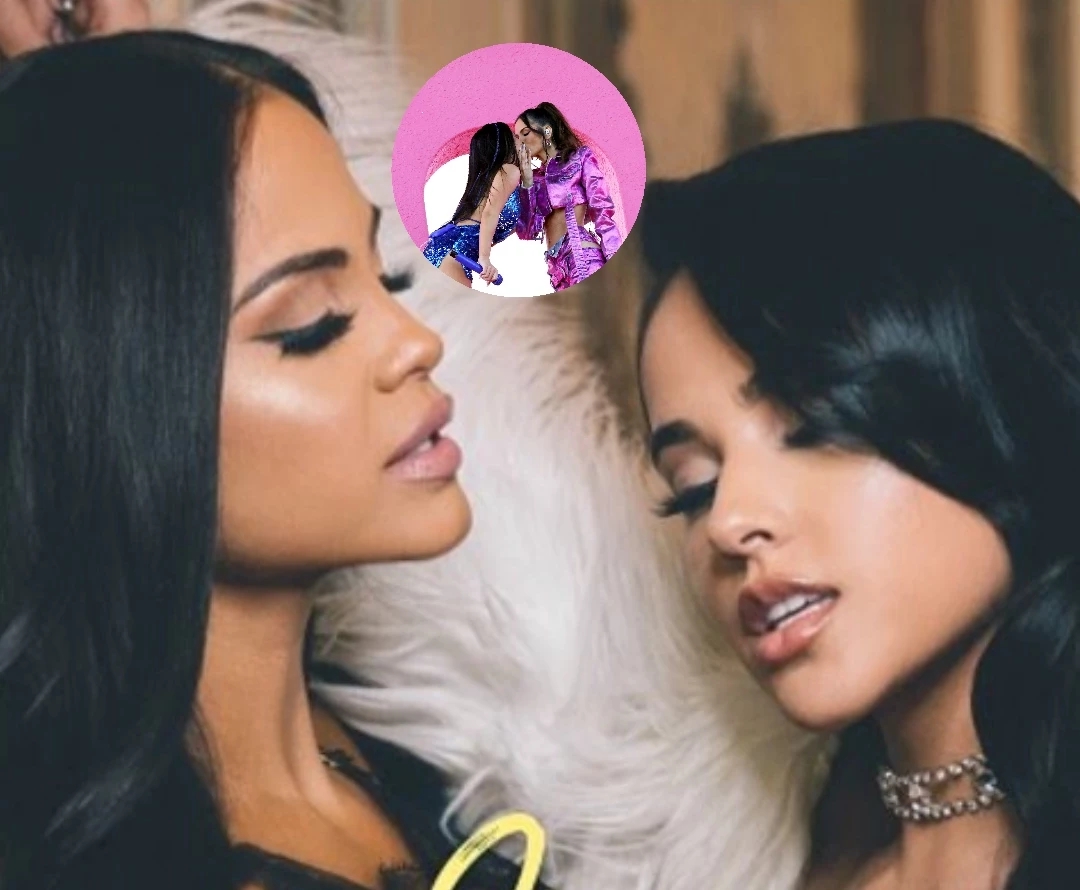 Revuelo causa beso de Natti Natasha y Becky G en festival Coachella