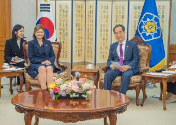 Vicepresidenta dominicana y primer ministro coreano hablan de un TLC entre ambos países