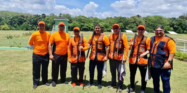 Policía se corona campeón de “Tiro al Plato” en Juegos Deportivos Militares