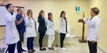 Directora Hospital de Engombe juramenta Comités Hospitalarios