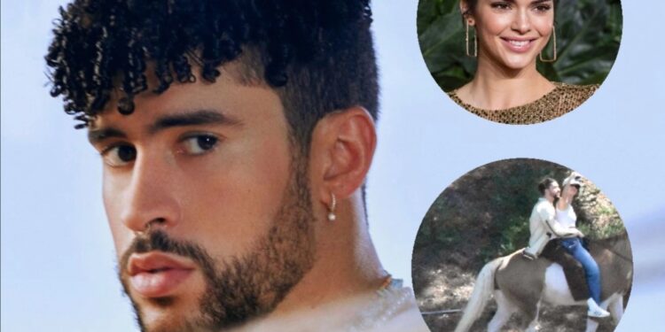 Captan a Bad Bunny muy cariñoso con Kendall Jenner montando a caballo