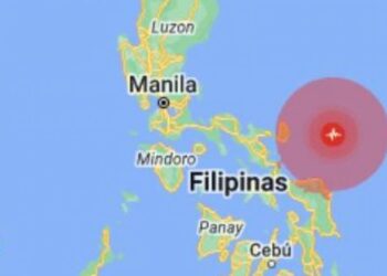 Un seísmo de magnitud 6,2 sacude las aguas al este de Filipinas
