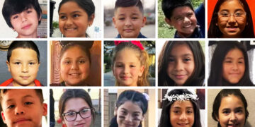 Recuerdan a las víctimas del tiroteo en Uvalde con 21 campanadas y las banderas a media asta