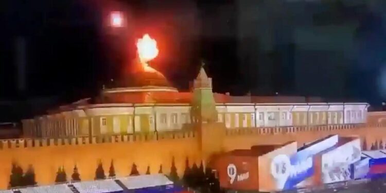 Rusia acusó a Ucrania de intentar asesinar a Putin en una operación con drones