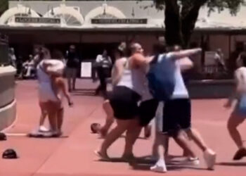 Dos familias se pelearon a golpes de puño en pleno parque de Disney por una foto