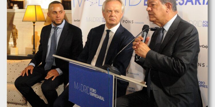 Leonel destaca relaciones entre RD y España en el Foro Empresarial en Madrid