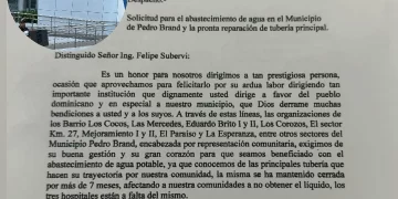 Regidor Pedro Brand pide a la CAASD repare avería de agua