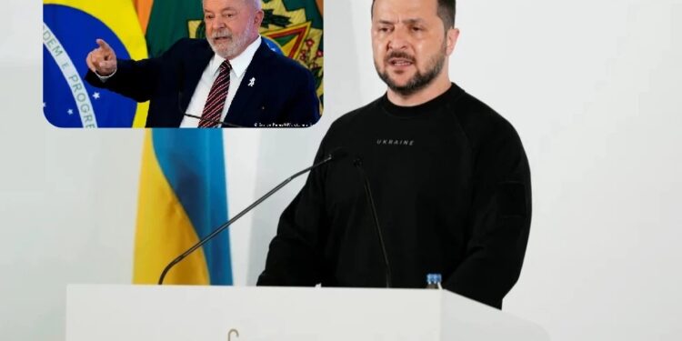 Zulensky revela que no se reunió con Lula durante G7, "porque no hubo pasos"