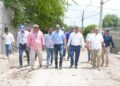 Wellington Arnaud supervisa obras en Azua
