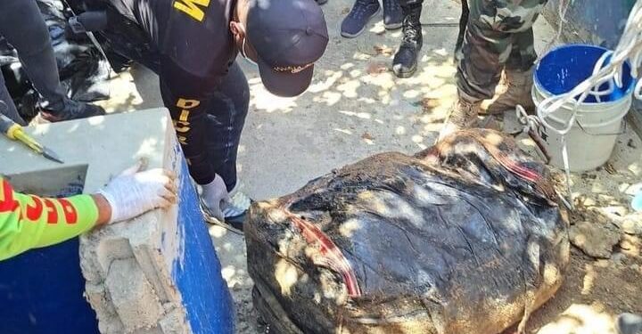 P.N detiene dos personas por caso de cuerpo hallado sin vida dentro de una maleta en la Vega
