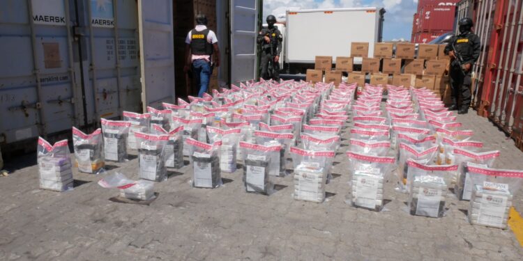 Autoridades incautan en Puerto Caucedo 728 paquetes presumiblemente cocaína