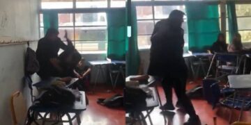 Indignación en Chile por  video que muestra a un estudiante golpeando a su profesor en clases